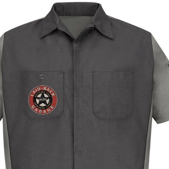 Red Kap Mechanic Garage Work Shirt ‼️LAST 3x‼️ - Picture 2 of 3